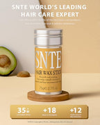 Samnyte Hair Wax Stick, Hair-Styling Waxes, Nourishing Accessories - Slick Stick for Women & Kids, Gel Tamer for Flyaways, Bun Maker & Styling Cream, 2.7 Fl Oz