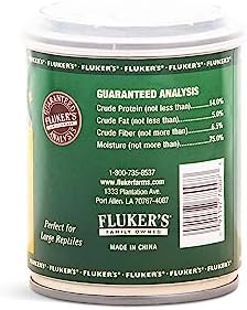 Fluker's Gourmet Canned Food for Reptiles, Fish, Birds and Small Animals, Insect Mix, 2.75 oz