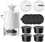 GVODE Shaved Ice Attachment for KitchenAid Stand Mixer, Snow Cone Shaved Ice Machine with Coarse and Fine Blades,8 Ice Cube Molds,Accessories and Attachments for Kitchen Aid