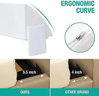 Vekkia Cal King Bed Wedge Pillow for Headboard Gap/Headboard Pillow/Mattress Wedge/Bed Gap Filler，Bolster Pillow Close Gap Between Mattress and Headboard(White 72"x8"x6")