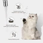 Cat Water Fountain Filters Replacement & Pre-Filter Sponges for 3.2L/108oz Automatic Pet Fountain, Dog Water Dispenser 6 Pack Filters & 6 Pre-Filter Sponges Foam Filters