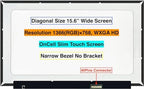 EM EMAJOR TECH LLC New Screen Replacement for HP 15-DY2132WM 1366X768 HD OnCell Touch LCD LED Display with Set of Adhesive Tape