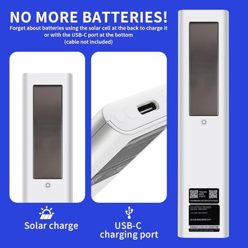 Voice BN59-01391A Frame tv Remote for Samsung tv Remote Replacement with Rechargeable Solar Cell and 4 Shortcut Buttons for Samsung Smart TVs Neo LED 4K 8k Ultra HD 2021-2023