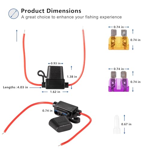 [Upgraded Version] 000-14041-001 HDS/Elite/Hook Power Cable Replacement, 3 Foot, 2-Wire Power Only Fits for Lowrance HDS, Elite FS, Elite Ti2, Hook, Mark