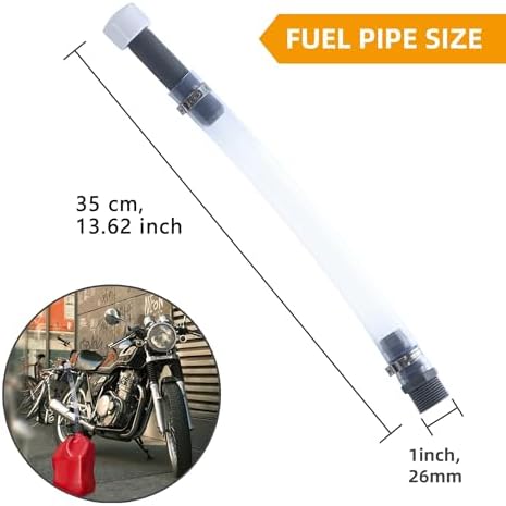 Premium Fuel Filler Jug Hose Perfect for LC2 Jugs Gas Can Hose Replacement Racing Fuel Jug Hose Gas Can Nozzle Suitable for 3/5/5.5 Gallon Jugs Vp Jugs