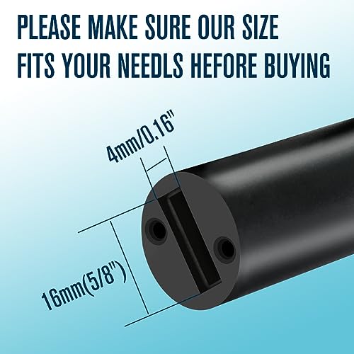 FVRITO 4 Pack Rubber Tips for 5/8" Wheelchair Handle Brake,Durable Wheelchair Wheel Lock Cover Perfect Replacement for Drive Rollator Transport Wheelchair, Lightweight Foldable Wheelchair Accessories