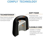 Comply 500 Core Series | Memory Foam Replacement IEM Ear Tips for KZ, Moondrop, FiiO Sennheiser & More | Superior Noise Isolation, Ultimate Comfort, Secure Fit | TechDefender, Black, Large (3 Pairs)