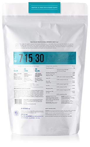 Jack's Nutrients Finish Feed 7-15-30 Water-Soluble Fertilizer, 2.2lbs
