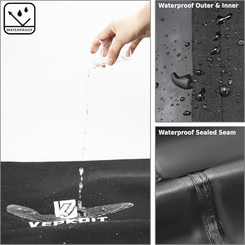 Table Top Grill Cover for Smoke Hollow 205 PT300B, Small Grill Cover for Outdoor Use, Portable Grill Cover for Cuisinart CGG-059/CGG-306,Waterproof Outdoor Grill Cover BBQ Grilling Griddle Accessories
