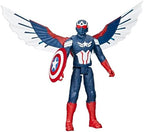 Marvel Studios Captain America Brave New World, 12-Inch Deluxe Captain America Action Figure, Shield & Accessories, Super Hero Toys for Kids 4 and Up