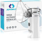Portable Nebulizer - Handheld Mesh Nebulizer for Breathing Problems, Portable Nebulizer with Mouthpiece, Kids and Adults Mask of Replacement Accessories APOWUS