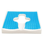 Anti Bedsore Cushion, Breathe Freely Fiber Material Bedsore Cushions for Butt, T Shaped Opening Triangular Slope Design Anti Decubitus Cushion for Elderly, Bedridden, Disabled