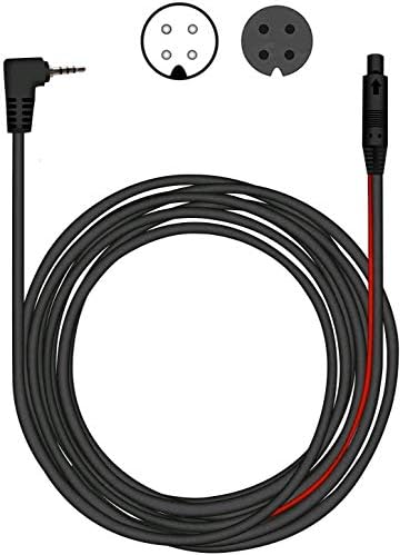 REDTIGER 50Feet Backup Camera Longer Replacement Cable for REDTIGER Dash Cam(4 pin,2.5mm)