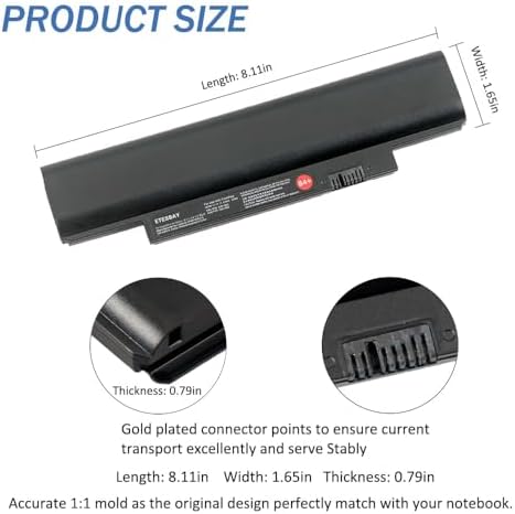 42T4947 42T4948 84+ 63Wh Laptop Battery Replacement for Lenovo IBM Thinkpad Edge E120 E125 E130 E135 E145 E320 E325 E330 E335 L330 X121E X130E X131E X140E 42T4951 45N1174 42T4958 42T4957