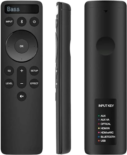 Replacement for VIZIO Backlit 5.1 Sound Bar Remote, Compatible with Vizio D51-H, V51-H6, M51a-H6 and Select Sound bar Models.