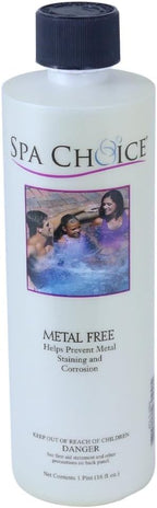 SpaChoice 1-Pint 2-Pack Premium Metal Free, Metal Gone for Spa Hot Tub, Made in USA