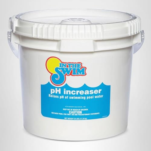 In The Swim pH Increaser for Pools - Granular 100% Sodium Carbonate (Soda Ash) to Raise pH Up - 45 Pounds