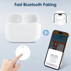 Replacement Charging Case for Airpods Pro 1st 2nd Charging Case, Type C Port Charge Cases for Airpod Pro Charging Support for Bluetooth Sync Button