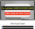 Screen Replacement 14.0 inch for Dell Latitude 5420 5410 5401 5400 LCD Screen FHD 1920x1080 30Pin Laptop Display Panel (for Non-Touch)