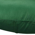 Thmyo 4-Pack 100% Cotton Comfortable Solid Decorative Throw Pillow Case Square Cushion Cover Sublimation Blank Pillow Covers DIY Throw Pillowcase for Sofa Couch(18x18 inch/ 45x45cm,Christmas Green)