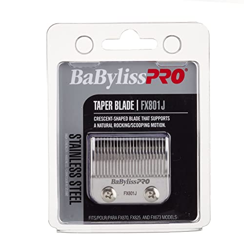 BaBylissPRO Replacement Taper Clipper Blades for FX870, FX825, FX673 Clippers and most 2-hole blade systems