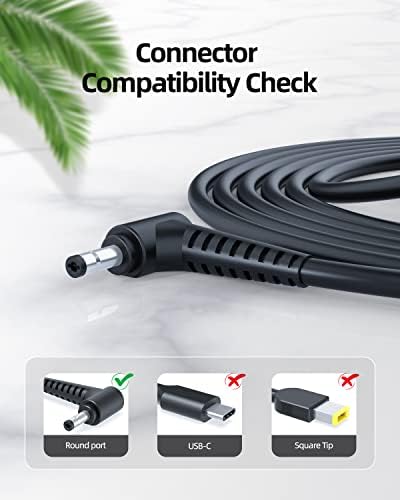 65W 45W AC Charger Replacement for Lenovo Ideapad 81WE 82H8 81W1 81WR 81W0 82KT 81WA 81X7 81WQ 81X8 81WC 82RM 82RJ 82T8 82RN 82RK 82RQ 82RL 82X9 82KQ 81W3 81WH 81WD Laptop - (Safety Certified by UL)