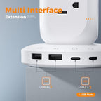 Surge Protector Power Strip Tower, TESSAN Flat Plug Extension Cord 6 FT, Charging Station with 9 Outlets and 4 USB(2 USB C), 900J Surge Protection for Office Home Dorm Room Desk Accessories
