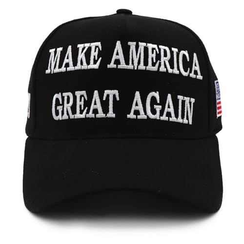 Trump 2024 Hat 45-47 MAGA Hat Make America Great Again Donald Trump Slogan with USA Flag Embroidery Adjustable Baseball Cap