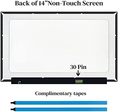NT140WHM-N34 Fit NT140WHM-N51 B140XTN07.2 B140XTN07.3 LCD Screen Replacement for HP Chromebook 14 G6/G7 HD 1366 * 768p Non-Touch Display