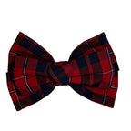 Multi Layers School Uniform Plaid Bow for Girls/Plaid button on Center/Back to School/School Uniform Accessories/Alligator Clip (Plaid 65, Heart Shape Plaid Button)