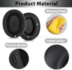 WH-XB910N Replacement Earpads Ear Cushions with Net and Buckle,Noise Canceling Headset Cover Ear Pads Repair Parts for Sony WH-XB910N Over-Ear Wired&Wireless Headphone(Black)