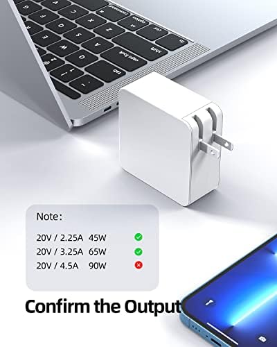 65W Fast Type C Charger for Samsung Galaxy Book Laptop Charger – for Galaxy Book Pro, Pro 360 and More Replacements with USB C Connector, Foldable, Compact, Detachable 7.5ft Cable