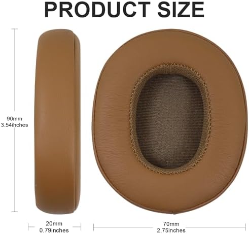 Replacement Ear Pads for Skullcandy Crusher Wireless/Evo/ANC Hesh 3/EVO/ANC, Headphones Earpad Cushions, Headset Ear Covers Also Fit Skullcandy Venue Wireless Headphones