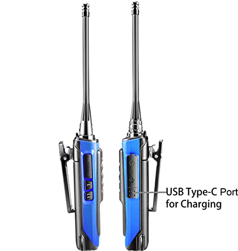 Arcshell Rechargeable Long Range Two-Way Radios with Earpiece 6 Pack Arcshell AR-6 Walkie Talkies Li-ion Battery and Charger Included