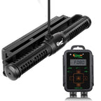 hygger 2380 GPH 25W Aquarium Wave Maker, Adjustable Cross Flow Pump with LED Display Controller, Magnetic DC 24V Aquarium Powerhead for Freshwater and Marine Reef Aquariums Up to 265 Gallon