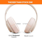 Studio 3 Ear Pads Replacement, GEVO Earpad Cushions for Beats Studio 2 3 Wired Wireless Over-Ear Headphones, Studio3 Ear Cups with Strong Adhesive (Rose Gold)