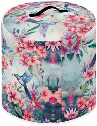 Flashideas Hummingbird Print Pressure Cooker Cover with Storage Pocket Compatible with 8 10 Quart Instant Pot, Durable Rice Cooker Air Fryer Accessories, Waterproof Kitchen Appliances Dust Cover