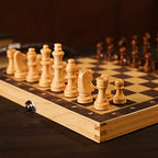 Chess Set Large Magnetic Wooden Folding Chess Set Felted Game Board 39cm39cm Interior Storage Adult Kids Gift Family Game Chess Board Chess Game Board Set (Size : 39cm)