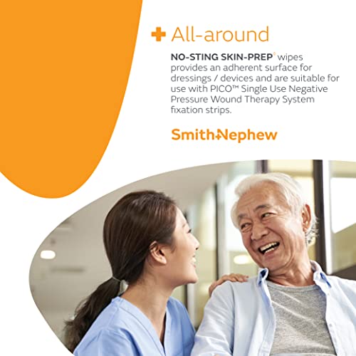 Smith & Nephew No-Sting Skin Prep Wipes 59420600 - Box of 50 (UN59420600)