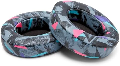 WC Wicked Cushions Replacement Ear Pads for Beats Studio 2 & 3 (B0501, B0500) Wired & Wireless | Does NOT Fit Beats Solo | Softer PU Leather, Enhanced Foam & Stronger Adhesive | 90's Black