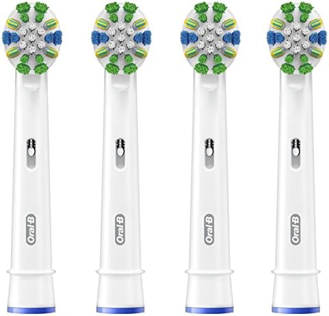 Oral-B Floss Action Replacement Brush Heads for an Oral-B Electric Toothbrush, Pack of 4