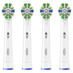 Oral-B FlossAction Electric Toothbrush Replacement Brush Heads, 4ct