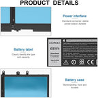 GJKNX 68WH 7.6V Battery Replacement For Dell Latitude 5480 5580 5490 5491 5580 5590 5591 5280 5288 5488 5491 5495 E5480 E5580 E5490 E5590 Precision 3520 3530 Series GD1JP 0GD1JP DY9NT 5YHR4 451-BBZG