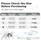 Cat Harness and Leash for Walking, The Upgrade Can be Adjusted in Four Directions and Breathable Cat Harness for Anti Escape That can be Fitted and Positioned, Reflective Strips Harness, Blue, S