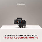 D'Addario Accessories Guitar Tuner - NS Micro Soundhole Tuner - Fits in Guitar Sound Hole - For Acoustic Guitars, Ukuleles - Non Marring Sound Hole Clip - Quick & Accurate Tuning