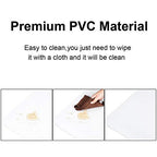 Kuyal Clear Chair mat for Hardwood Floor 30 x 48 inches Transparent Floor Mats Wood/Tile Protection Mat for Office & Home (30" X 48" Rectangle)