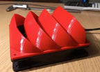 120/140mm PC Fan Deflector | Redirect Computer Airflow | Improve PC Thermals and Cooling | Fan Duct | PC Accessories | Gift for Techy (140mm, Yellow)