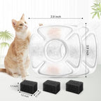 8 Pcs Cat Fountain Replacement Filters 4 Pack Cat Water Fountain Replacement Filters with 4 Pack Pre-Filter Sponges, Pet Fountain Filter Fit for 95oz/2.8L Automatic Pet Fountain Cat Water Fountain
