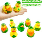 27 PCS St. Patrick's Day Rubber Ducks,Baby Showers Accessories,Mini 2.16" Duckies Bath Toys for Kids St. Patrick's Day Party Favors,Gift Exchange (St. Patrick's)