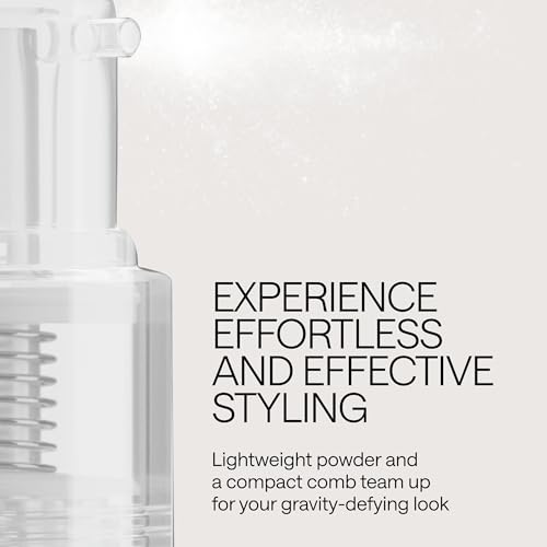 Hair Styling Powder for Men & Women - Lightweight Volumizer & Texturizer - Matte Finish, No Residue - Essential Barber Accessories - Hair Texture Powder for Men - Comb Included - 0.70 Oz